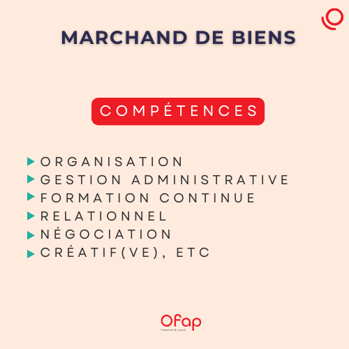 compétences marchand de biens