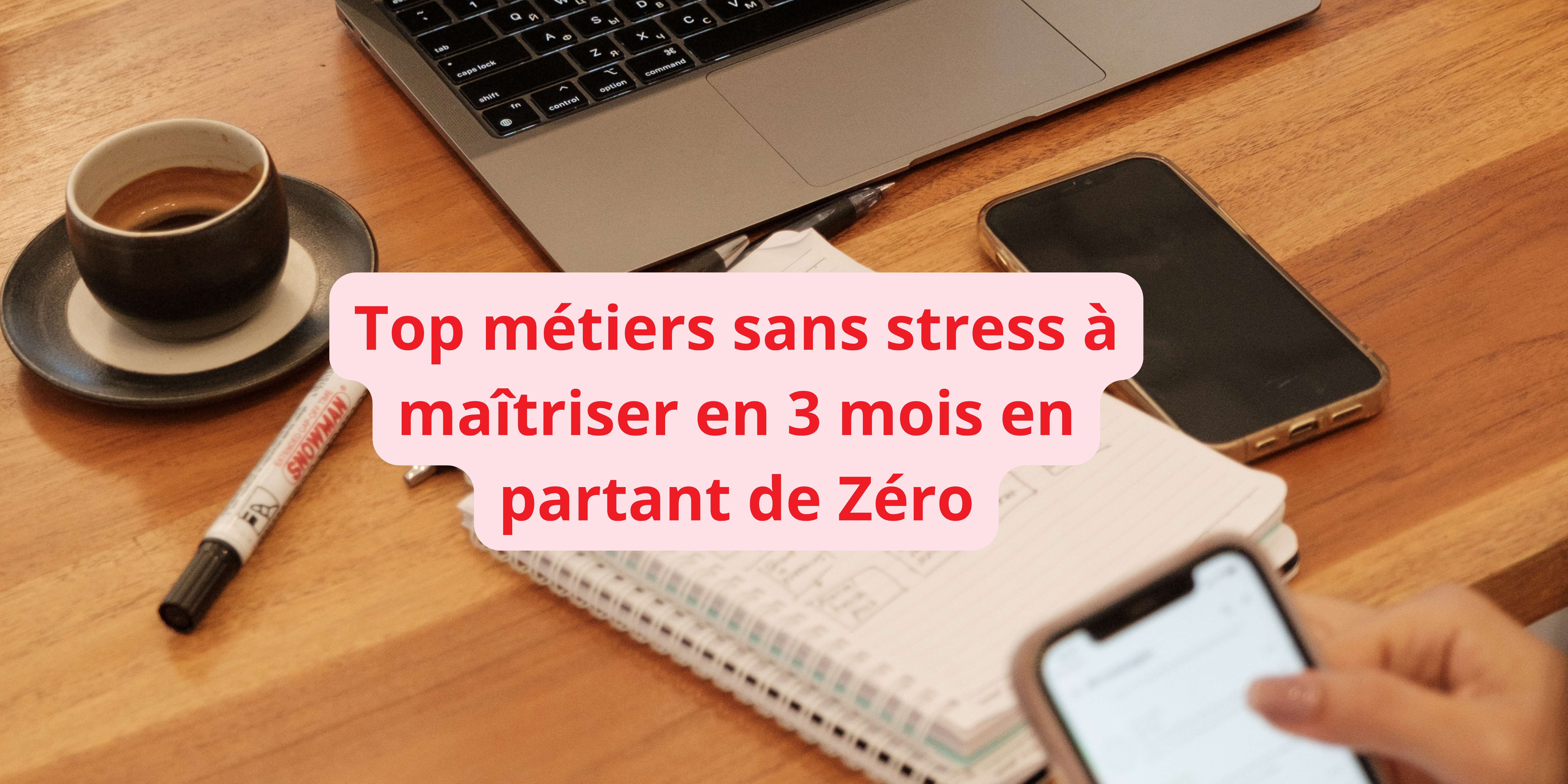 métiers sans stress