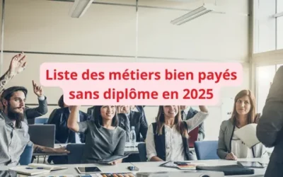 15 métiers bien payés sans diplôme – avec une formation en 2025