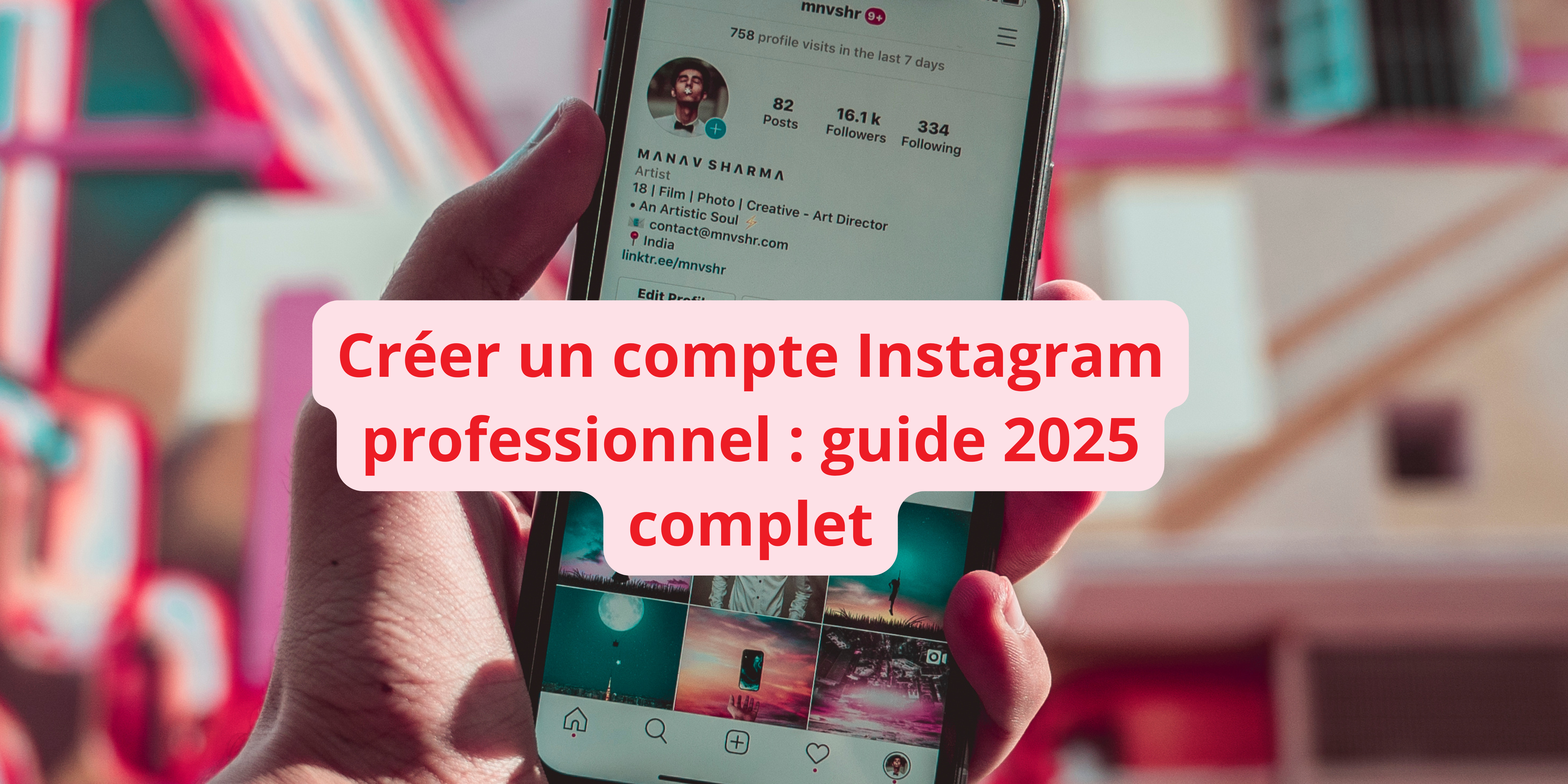 compte pro instagram