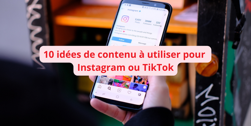 idées de contenu instagram
