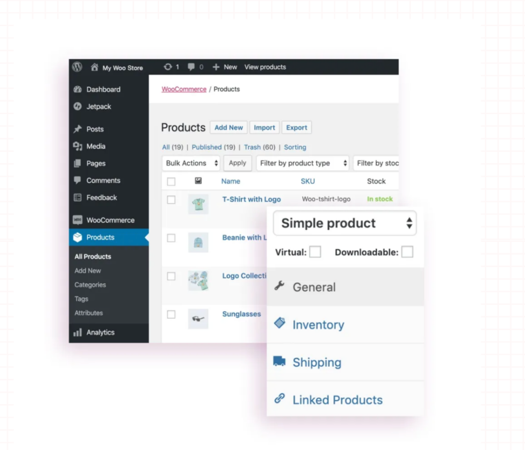 WooCommerce ecommerce wordpress
