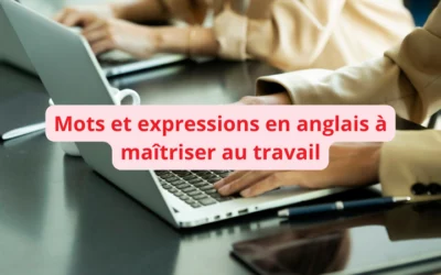 Vocabulaire anglais du travail